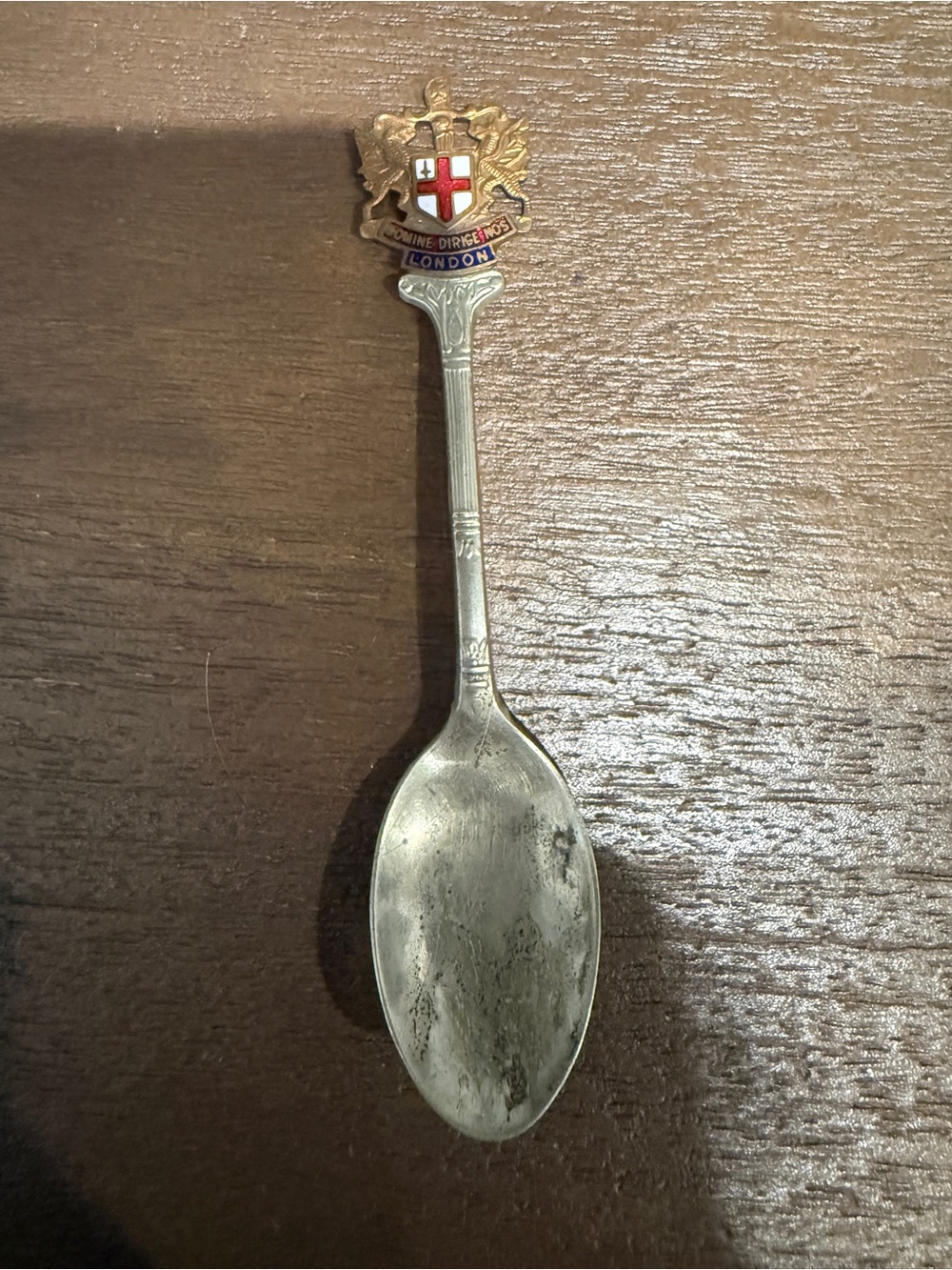 London Crest Decorative Silver-Tone Collectible Spoon